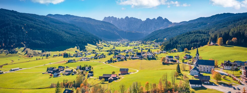 Blick auf Gosau am Dachstein