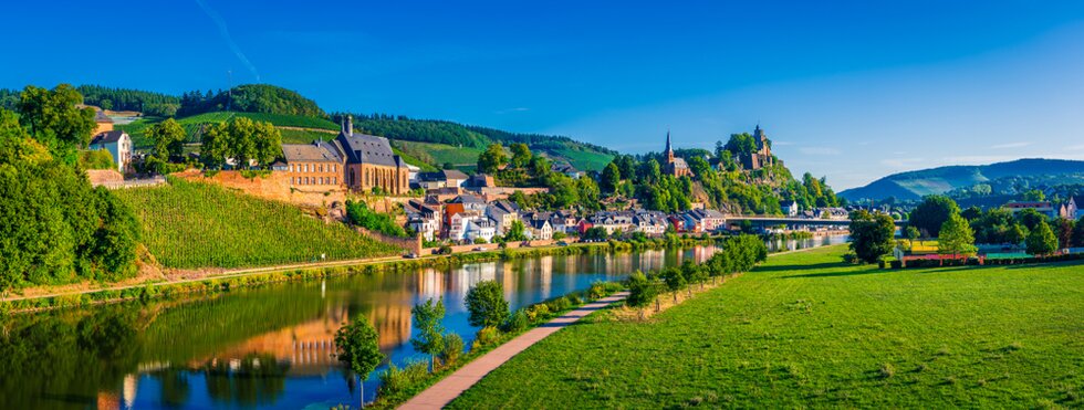 Blick auf Saarburg