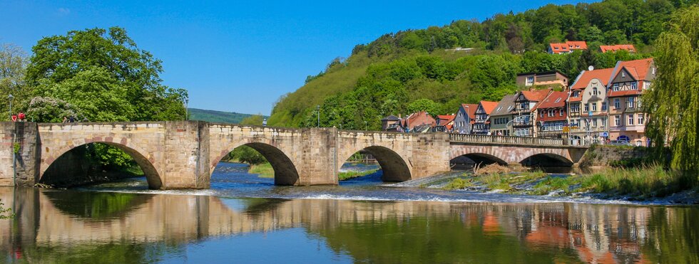 Alte Werrabrücke in Hann. Münden