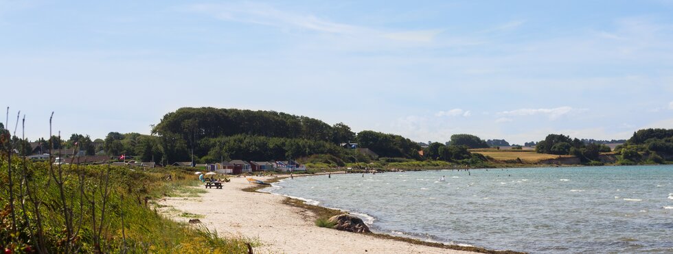 Strand auf der Insel Aero