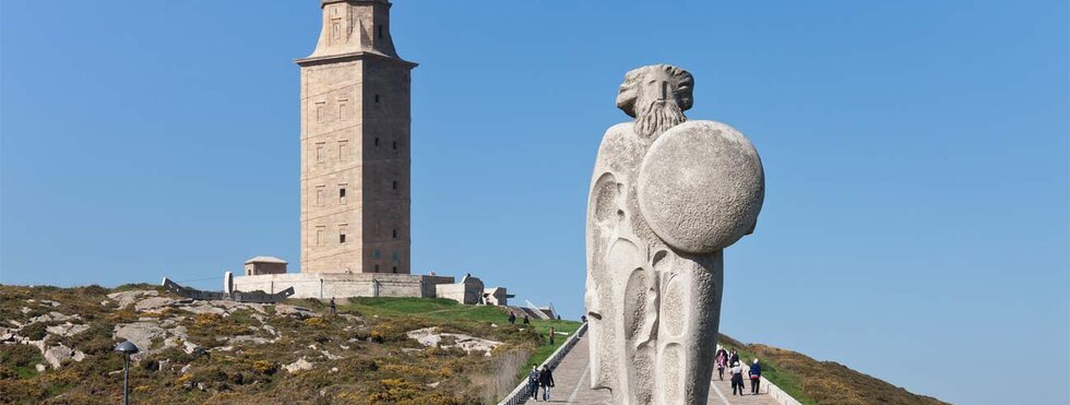Englisch Jakobsweg von Coruña nach Santiago