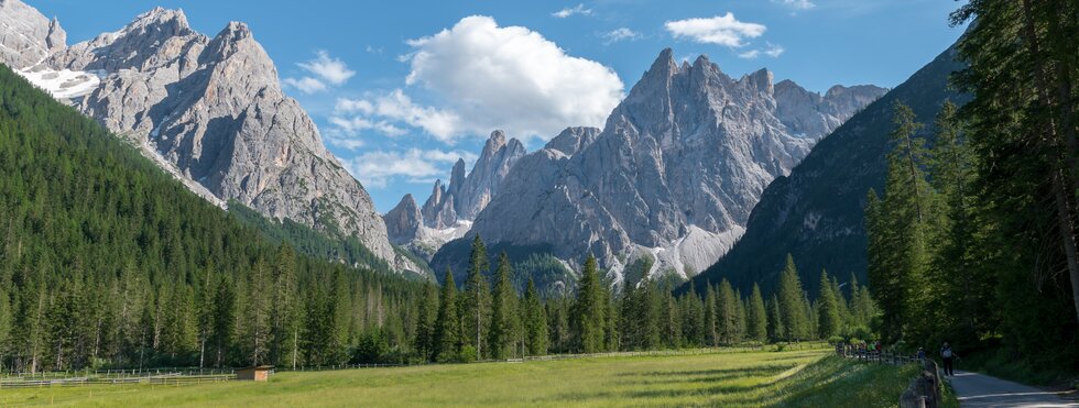 Blick auf die Dolomiten 