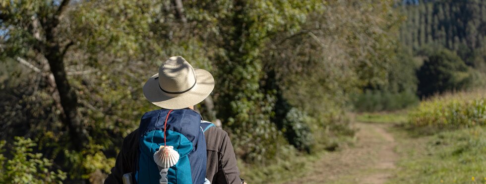 Pilgerer auf dem Camino de Santiago