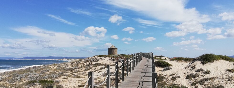 Küstenabschnitt des portugiesischen Jakobsweges