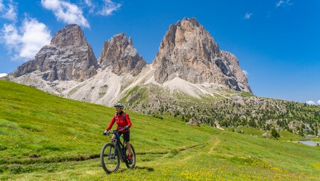 Mountainbike in den Naturparks der Dolomiten
