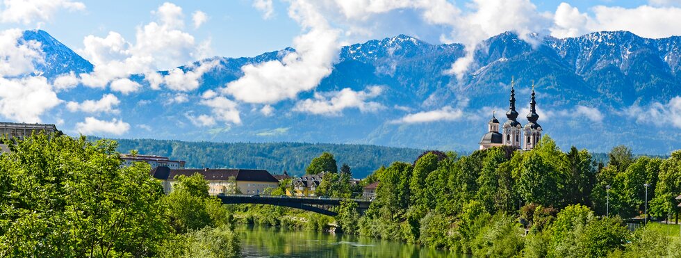 Die Alpen in Villach 