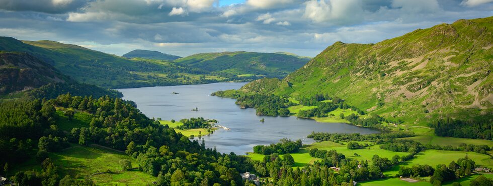 Blick auf Ullswater im Lake District