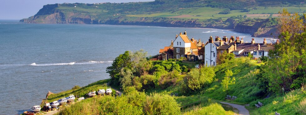 Blick auf Robin Hoods Bay