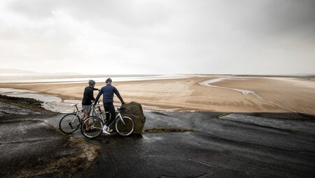 Radfahren an der Küste von Südwales