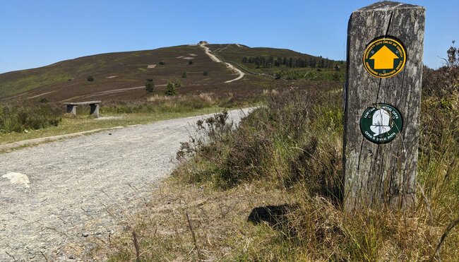 Wegweiser am Offa's Dyke Path