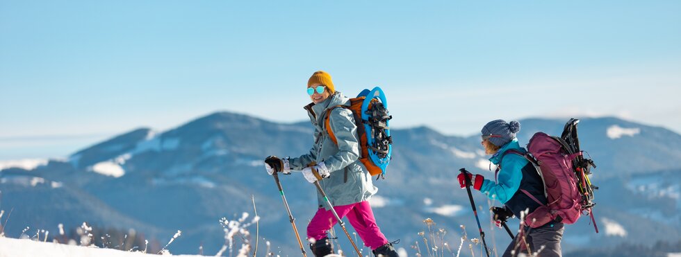 Schneeschuhwandern in Swanetien