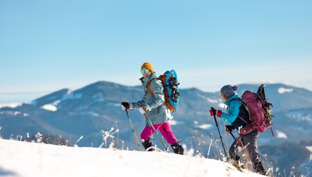 Schneeschuhwandern in Swanetien