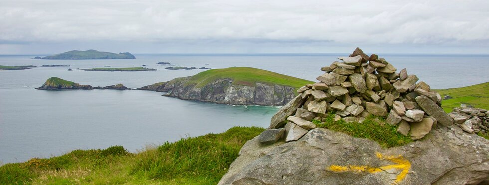 Landschaft von Dunmore Head on Dingle Way in Irland