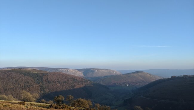 Blick über den Offa's Dyke Path