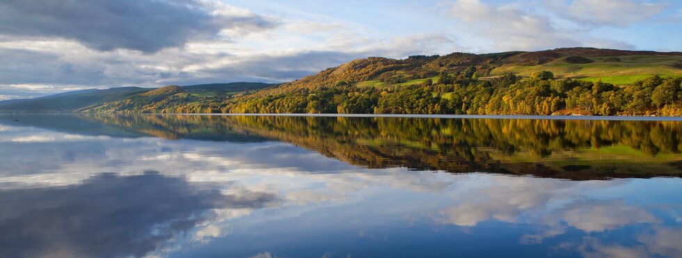 Blick auf Loch Tay, Schottland