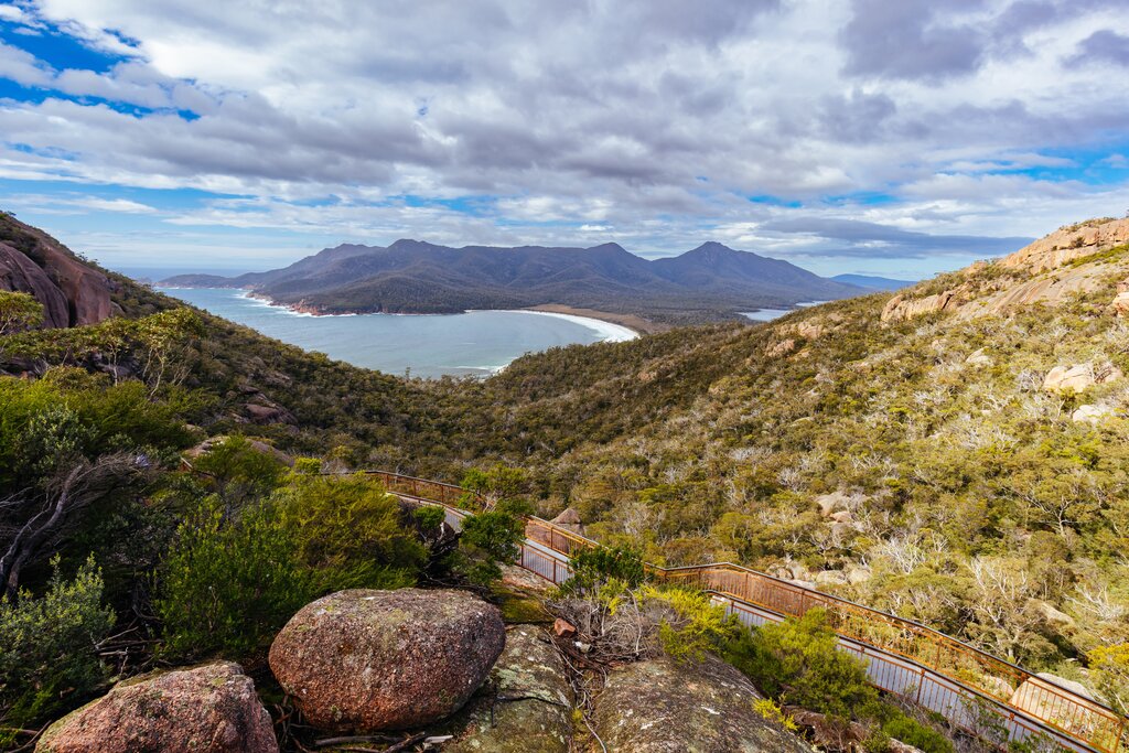 Radfahren, Kajakfahren und Wandern in Tasmanien