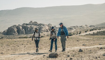 Jordan Trail - Dana to Petra Trek. Wadi Rum und das Tote Meer