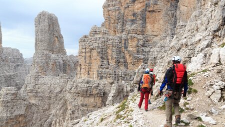 Überquerung der Brenta-Dolomiten