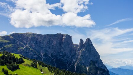 Wanderung Schlern-Rosengarten in den Dolomiten