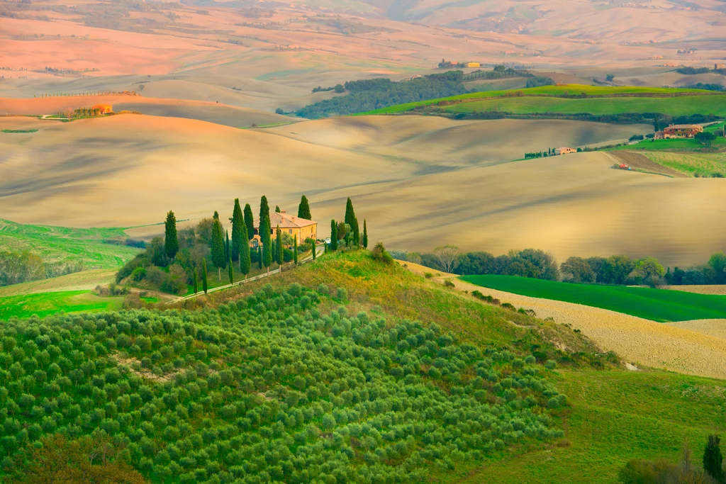 Hügel der Toskana - Val d Orcia - Montepulciano nach Siena