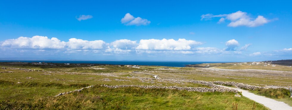 Landschaft auf Inish More, Aran Islands