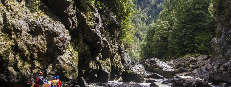 Rafting auf dem Franklin River 