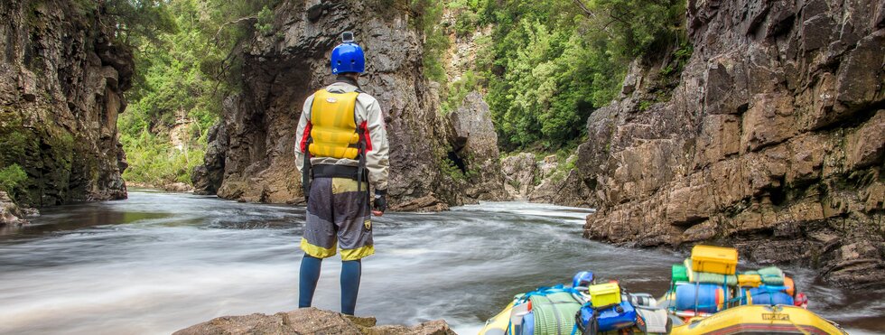 Rafting auf dem Franklin River 