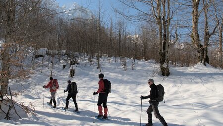 Schneeschuhwandern in Albanien und Kosovo 