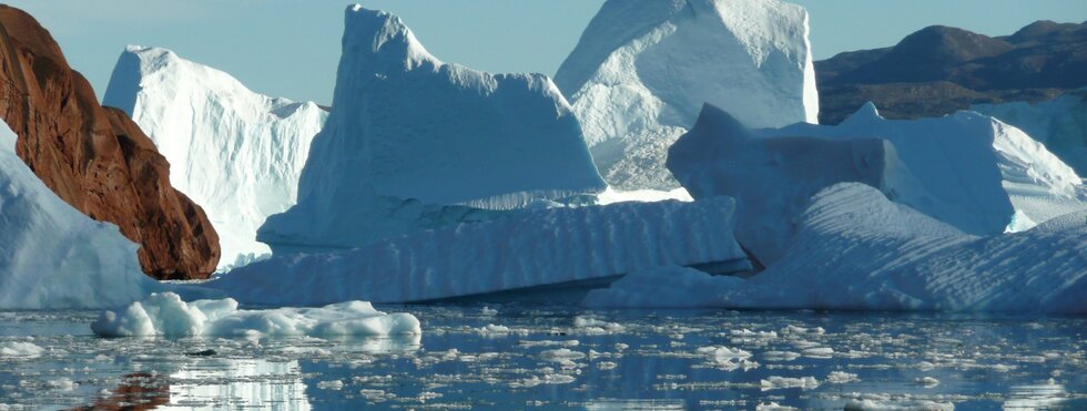 Eisberge im Scoresby Sund