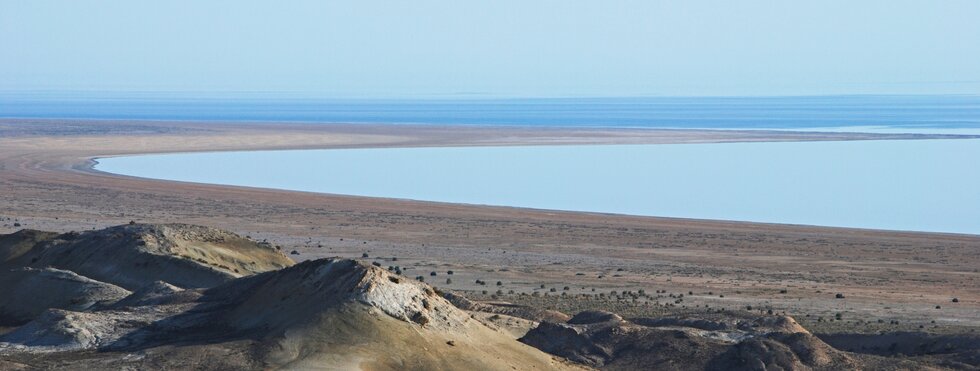 Blick auf den Aralsee