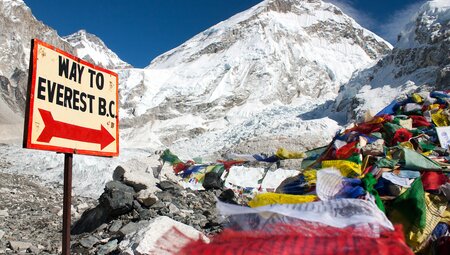 Everest Base Camp Trek mit Hubschrauberrückflug