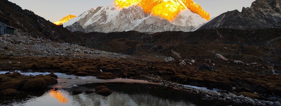 Mt. Nuptse von Lobuche