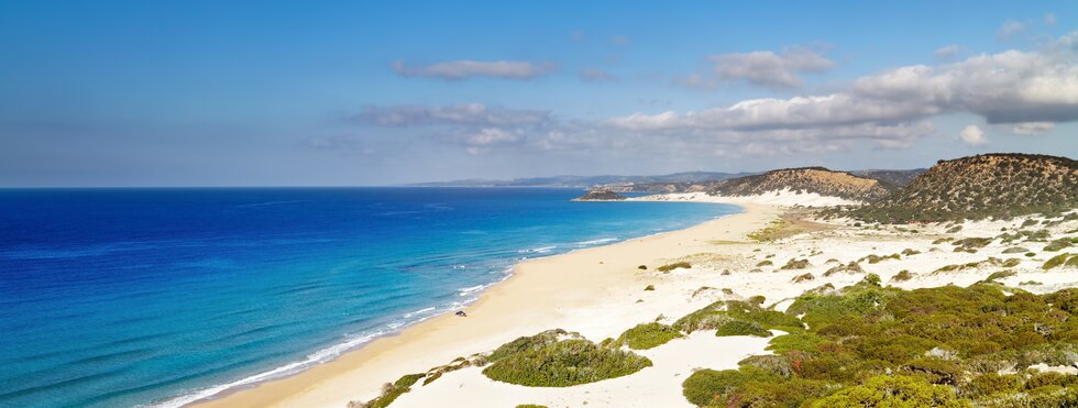 Der goldene Strand auf der Halbinsel Karpas