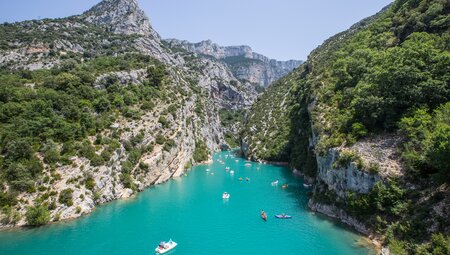 Trekking durch die Schluchten von Verdon