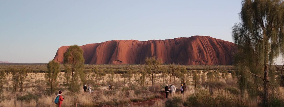Blick auf den Uluru
