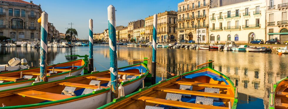 Boote in Sète