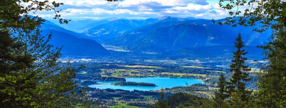 Ausblick auf den Faaker See