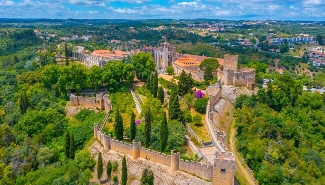 Radfahren zu Burgen und dem Templererbe in Portugal