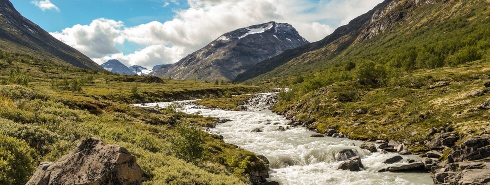 Wildfluss im Jotunheimen bei Spiterstulen