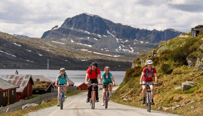 Radfahrer Jotunheimen