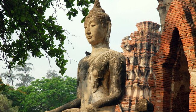 Bhuddastatue in Ayutthaya