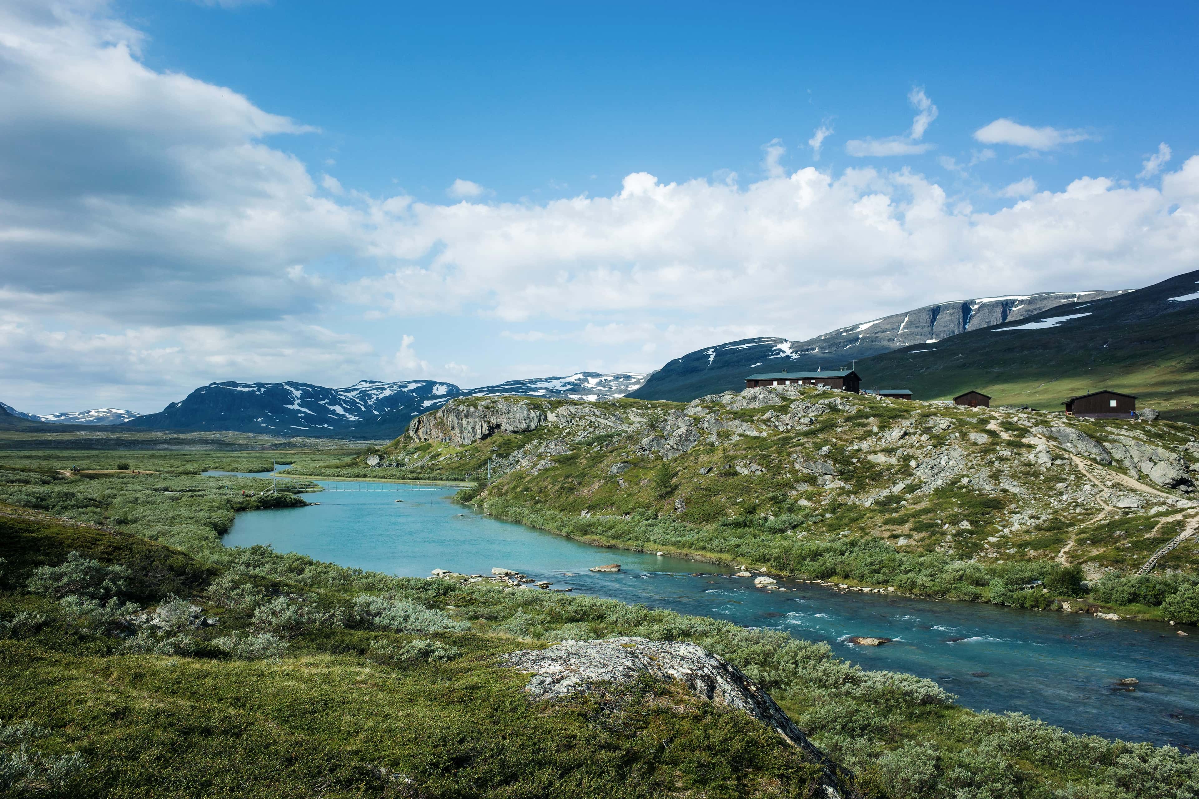 Fluss im Gebiet Alesjaure am Kungsleden | © shutterstock.com