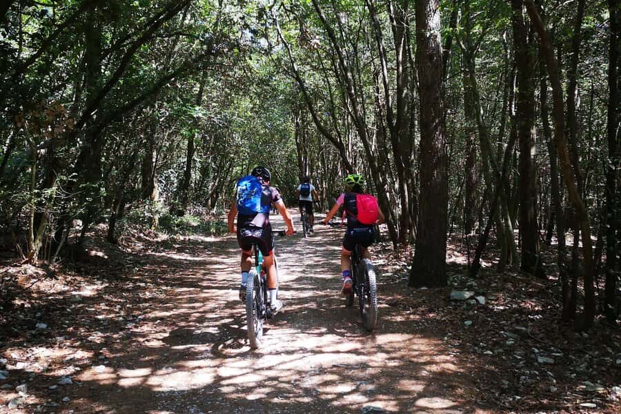 Mountainbiker in Italien