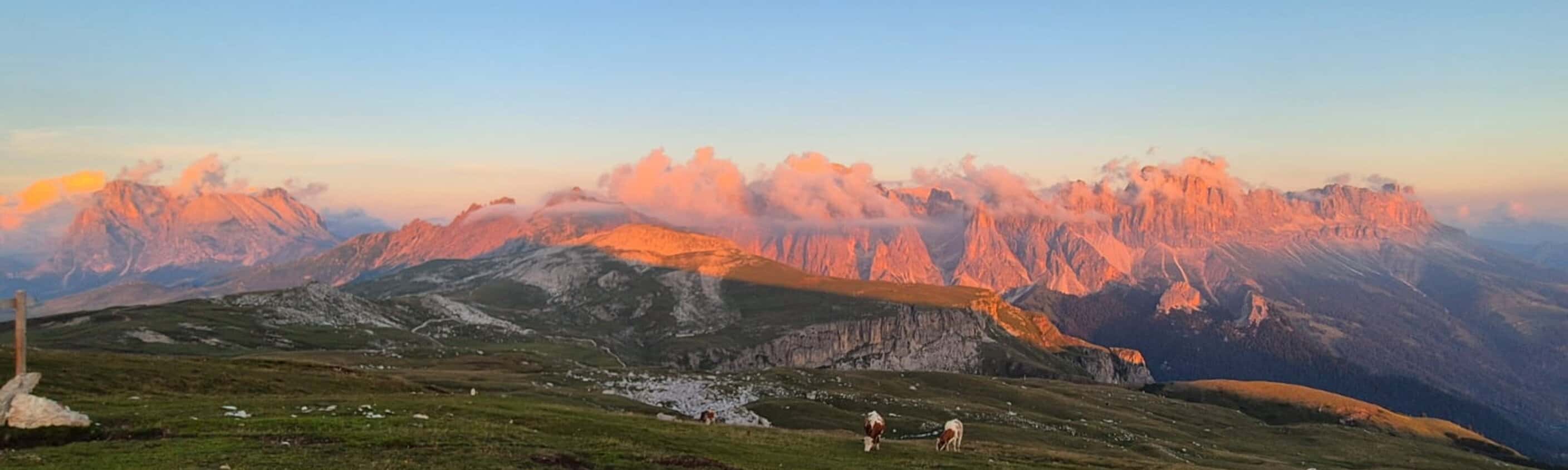 Sagenhafte Dolomiten – zu Fuß durch König Laurins Rosengarten