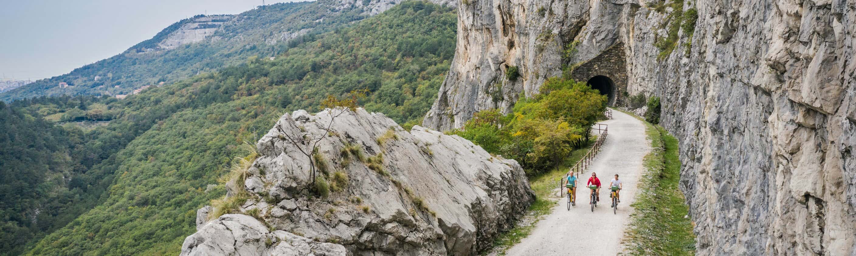 Entlang am Strand der Adria, von Italien nach Slowenien und Kroatien