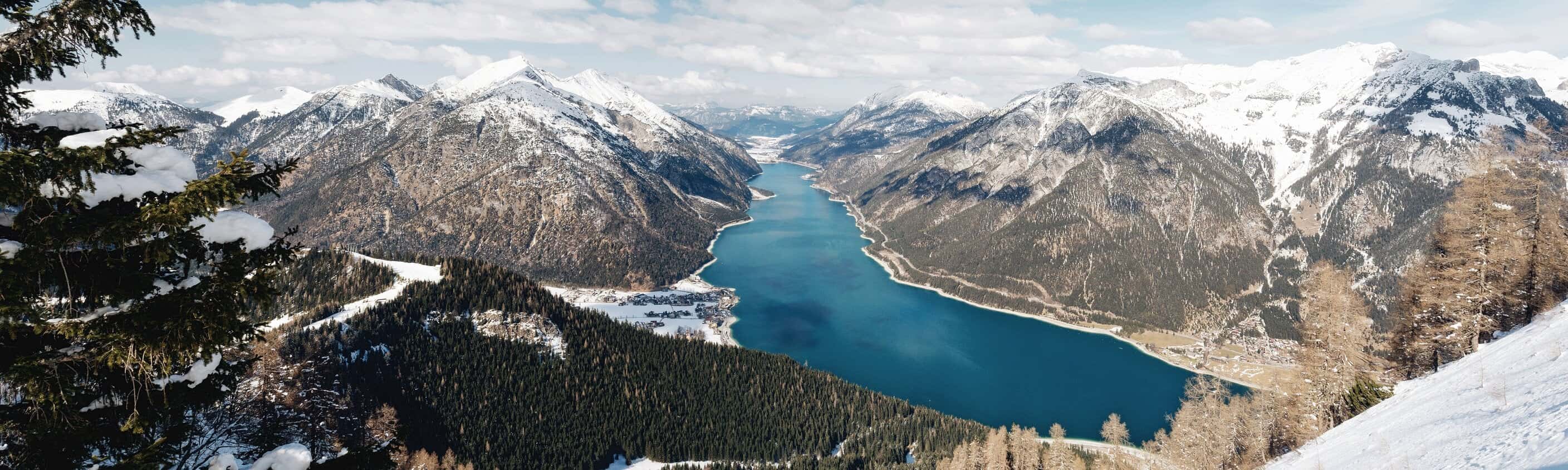 Schneeschuhwandern am Achensee zwischen Rofan und Karwendel
