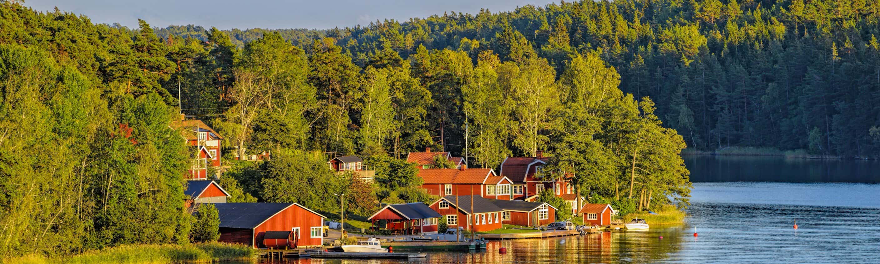 Häuser am Ufer auf dem Insel-Archipel vor Stockholm | © Shutterstock