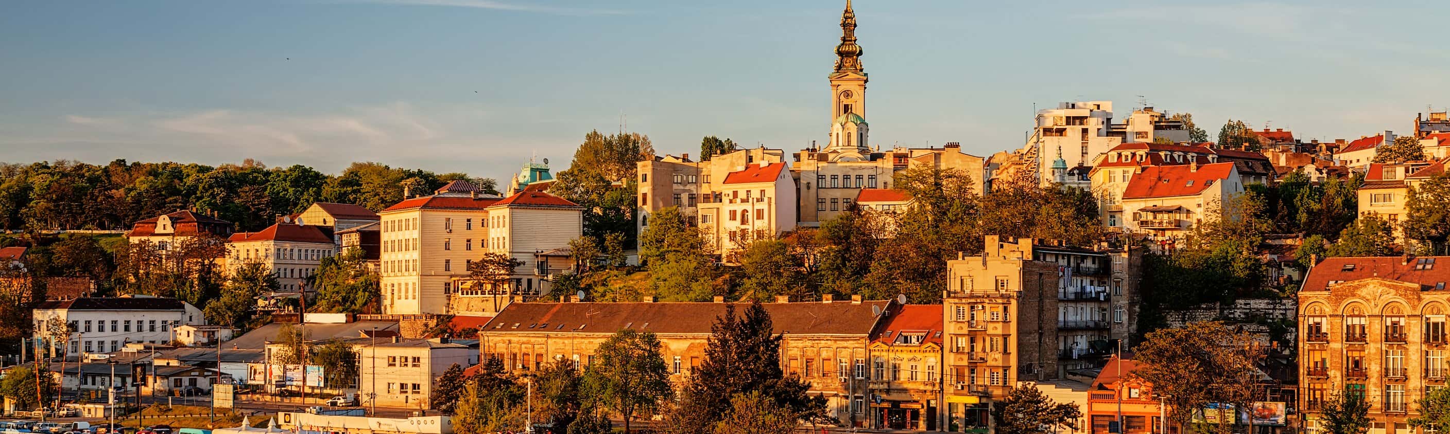 Panorama von Belgrad mit Fluss | © Shutterstock