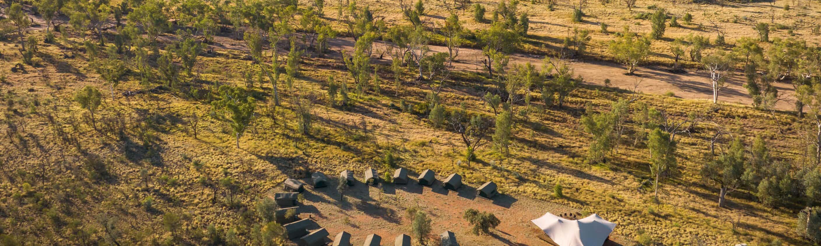 Campsite entlang des Larapinta Treks | © ASI Reisen