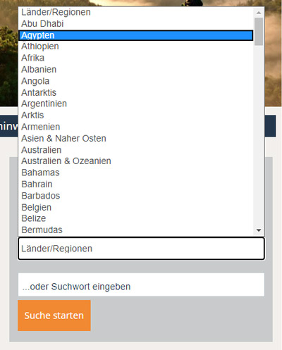 suchen nach länder